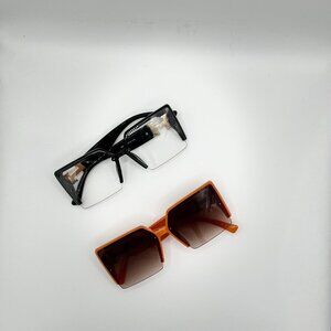 HGS39 "H" Glasses in black or Orange
